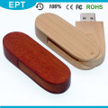 Type d&#39;interface USB 2.0 gravant le bois USB Flash Drive pour un échantillon gratuit